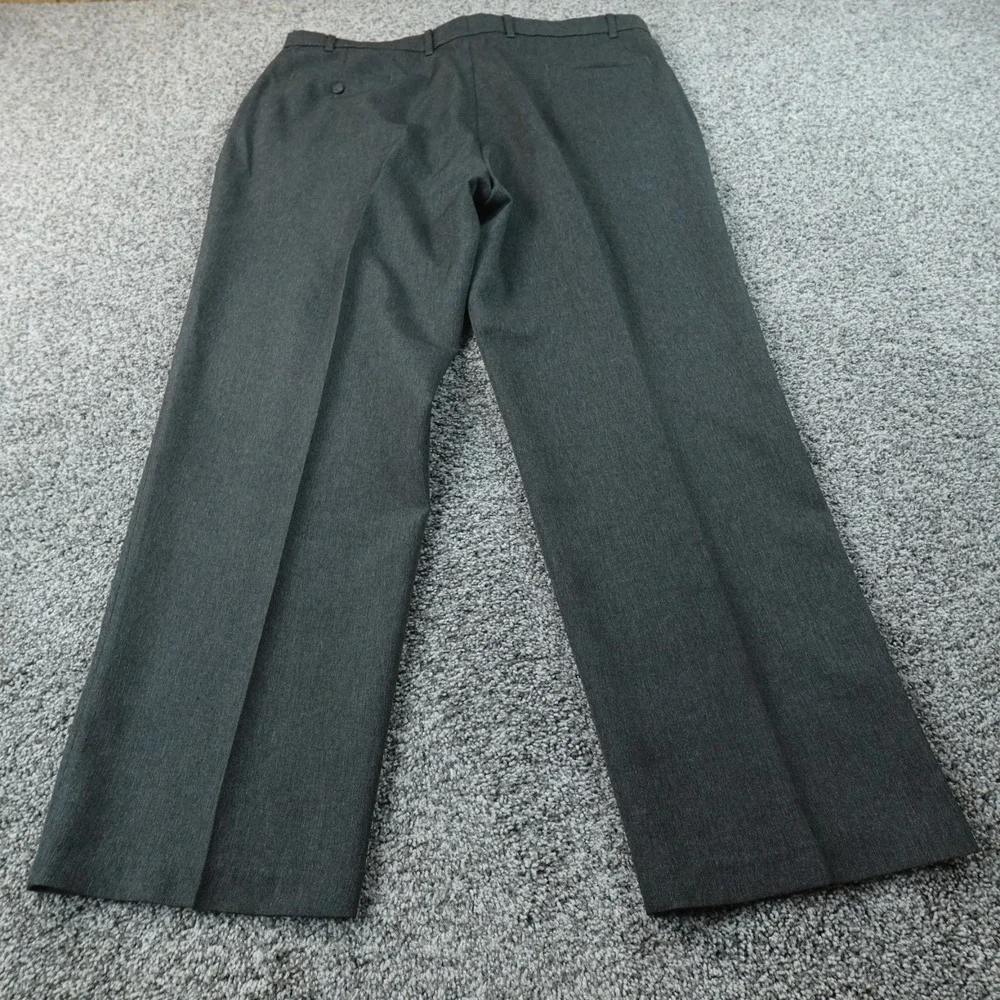 VTG Levis Pants Mens 42X32 Gray Action Slacks Chino‎ Dress Trouser Flat Front